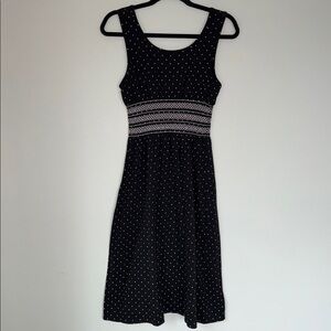 Vintage 90’s Adrienne Vittadini Polka Dot Embroidered Cottage Dress